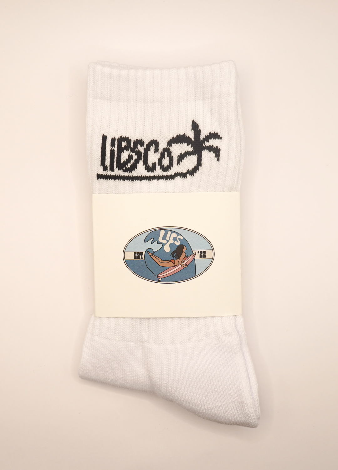 PALMTREE SOCKS WHITE