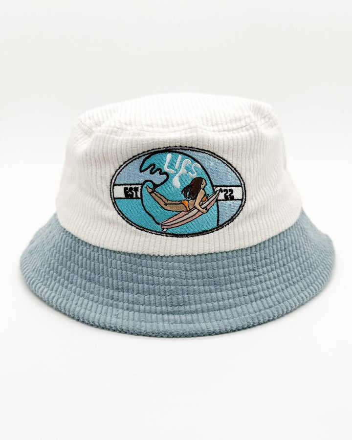 LIES STAPLE BUCKET HAT