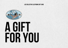 Electronic gift card with "A GIFT FOR YOU" text and Lies Collective logo