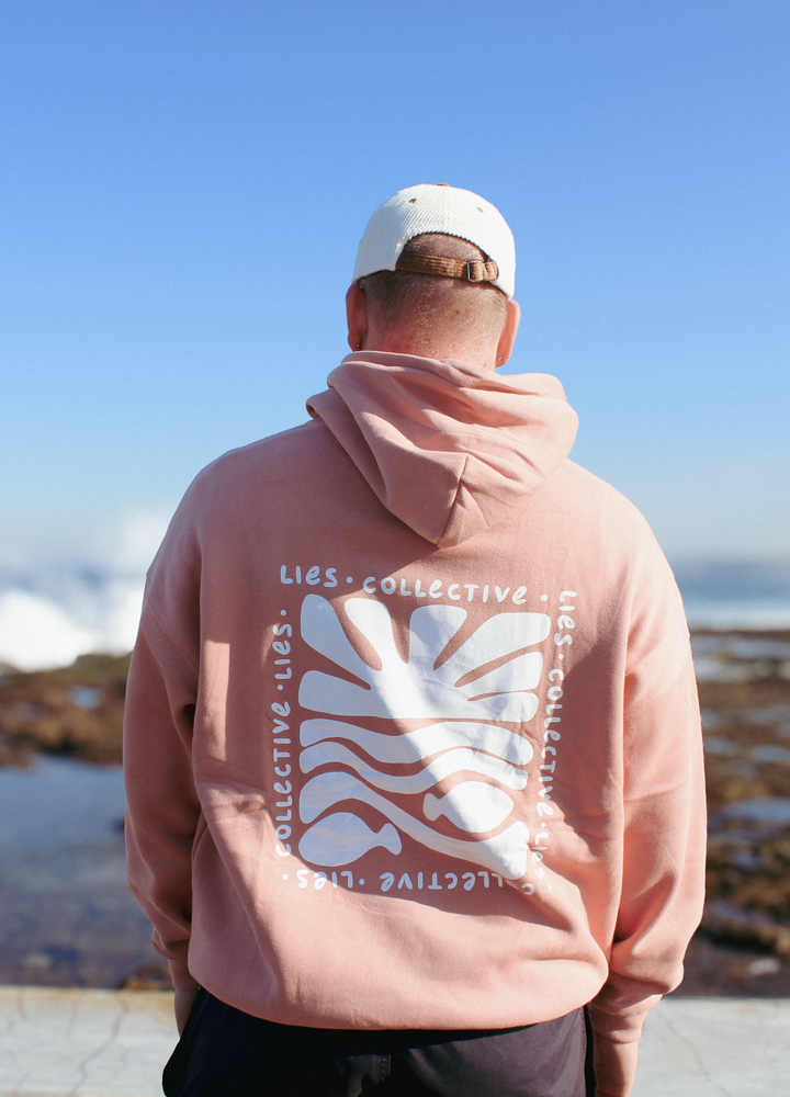 Seascape Hoodie Peach