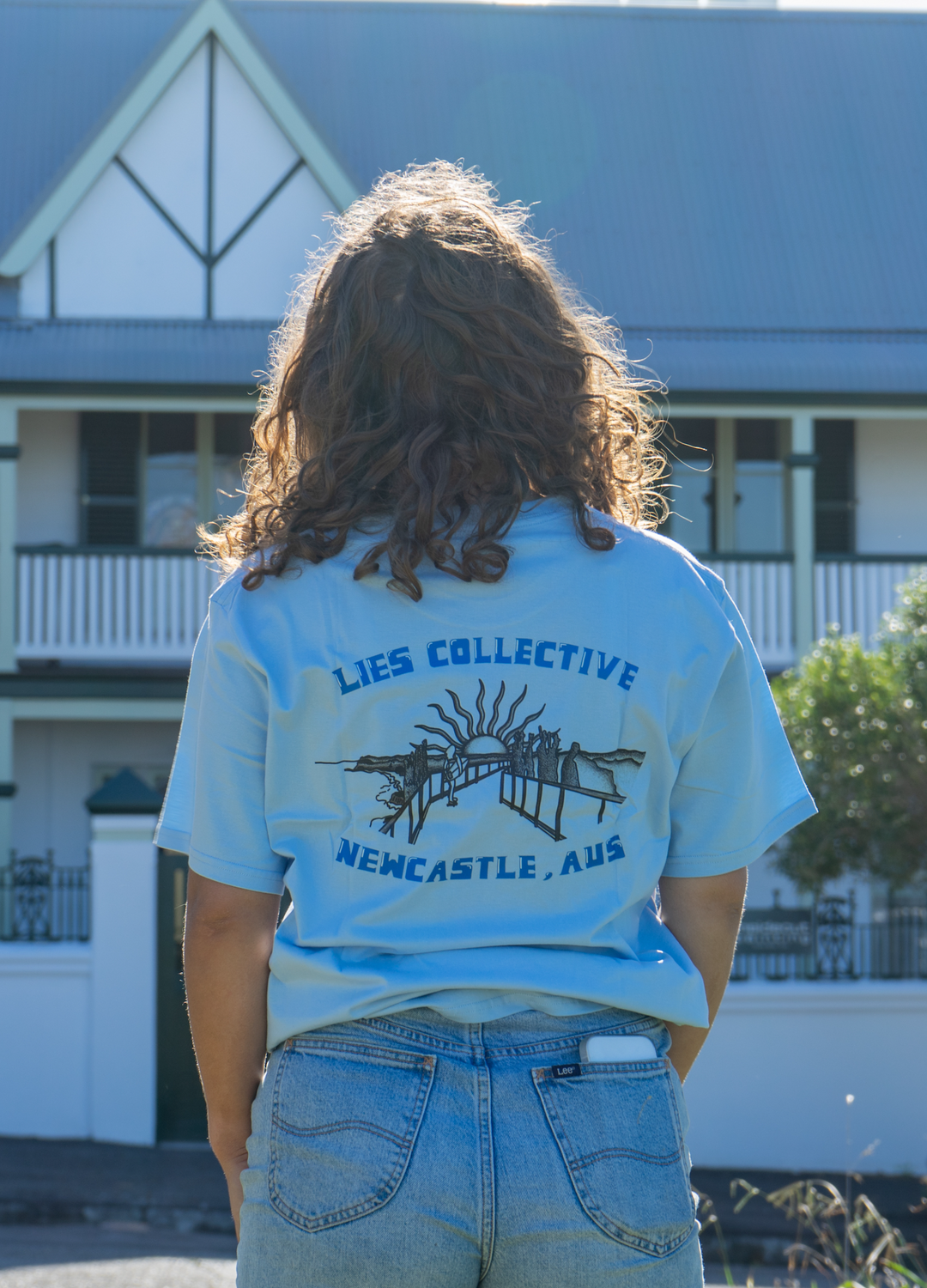 ANZAC TEE BLUE - Lies Collective