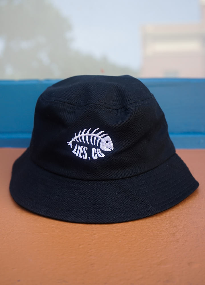 LIES FISHBONE BUCKET HAT - Lies Collective